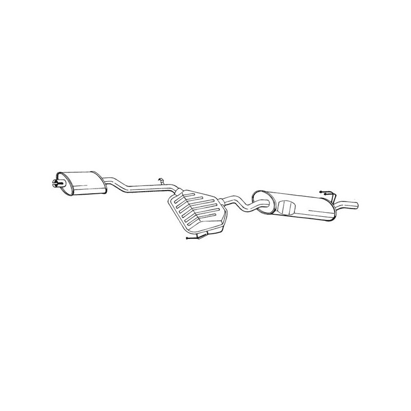 Koncový tlmič výfuku BOSAL 292-121
