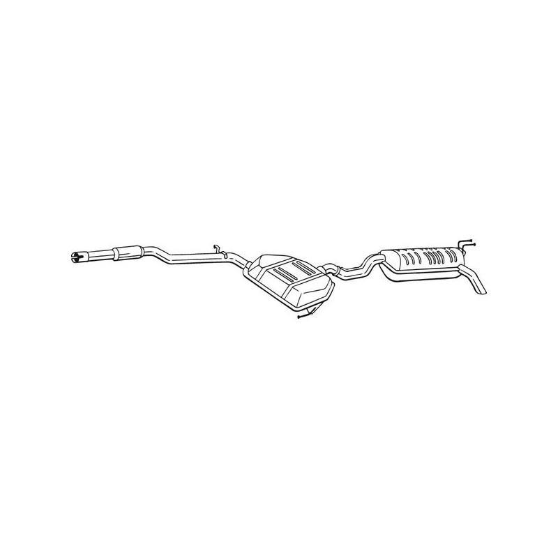 Koncový tlmič výfuku BOSAL 292-305
