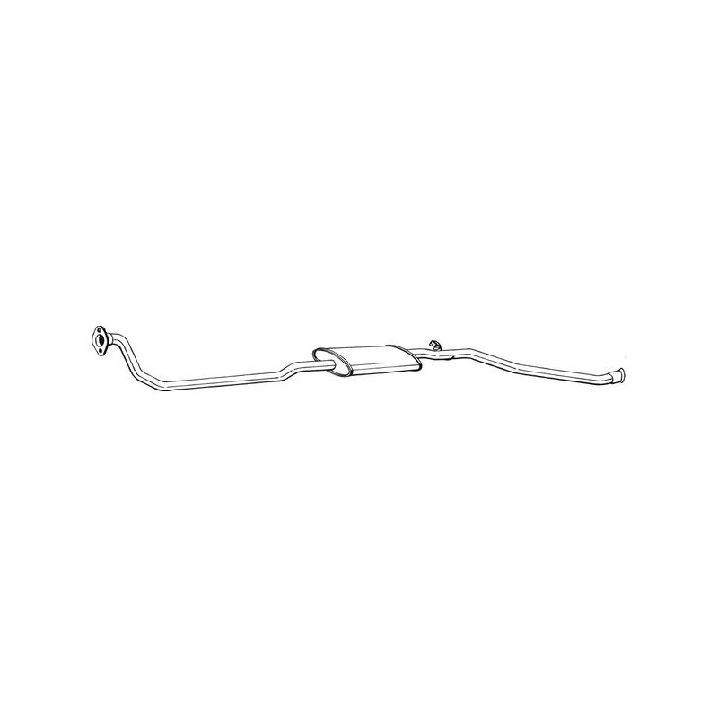 Predný tlmič výfuku BOSAL 293-111