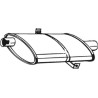 Stredný tlmič výfuku BOSAL 130-161