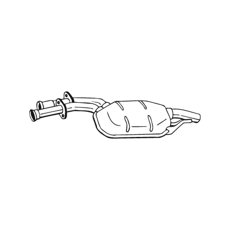 Stredný tlmič výfuku BOSAL 175-005