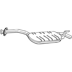 Stredný tlmič výfuku BOSAL 175-175