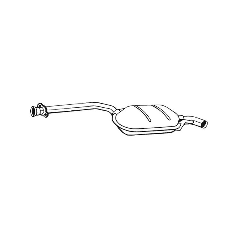 Stredný tlmič výfuku BOSAL 175-185