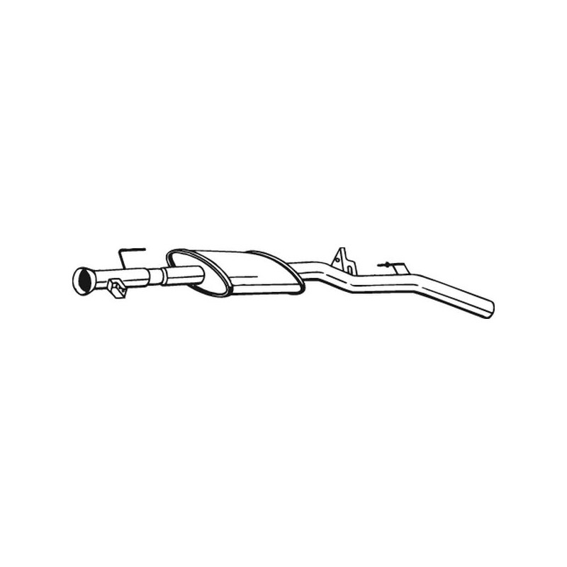 Stredný tlmič výfuku BOSAL 200-361