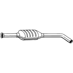 Stredný tlmič výfuku BOSAL 200-807