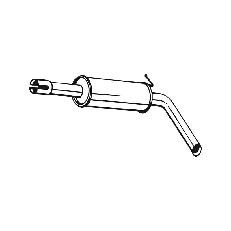 Stredný tlmič výfuku BOSAL 220-039