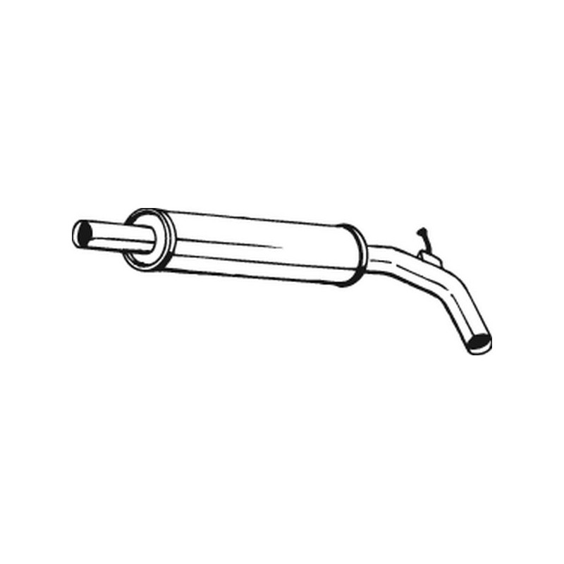 Stredný tlmič výfuku BOSAL 227-461