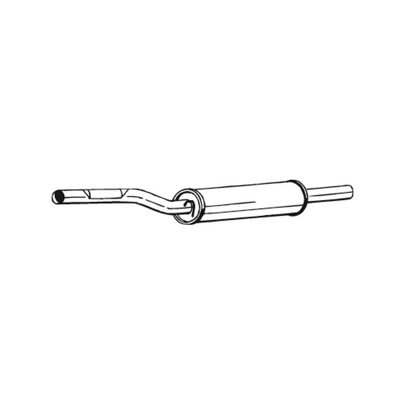 Stredný tlmič výfuku BOSAL 233-389