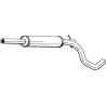 Stredný tlmič výfuku BOSAL 233-603