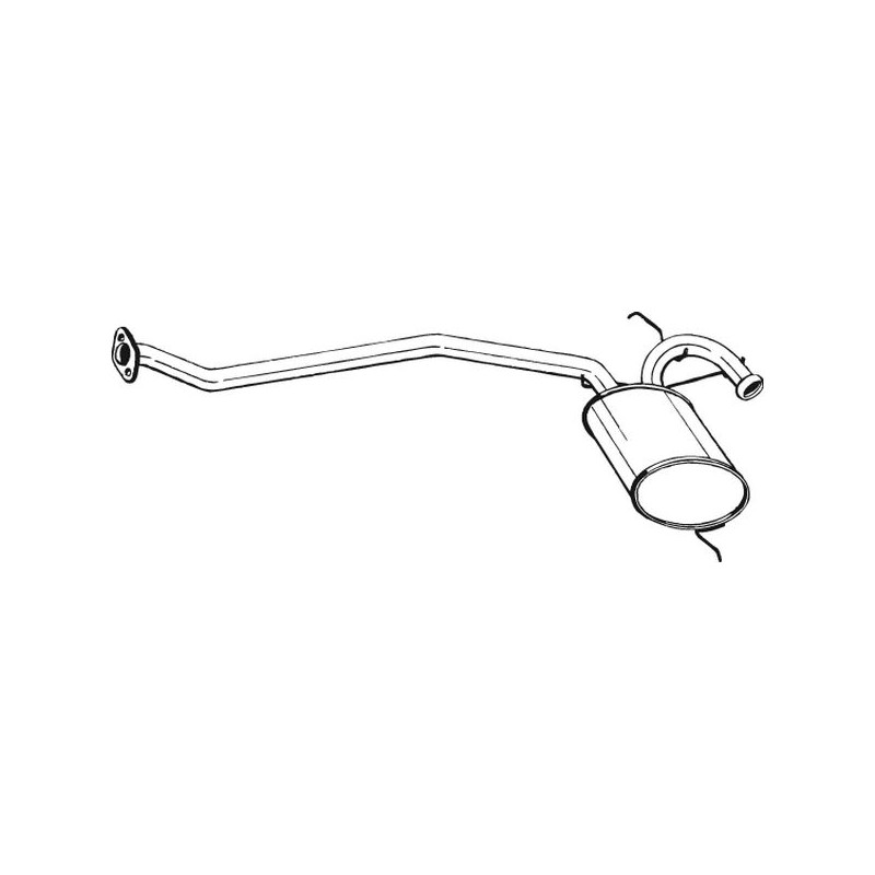 Stredný tlmič výfuku BOSAL 279-259