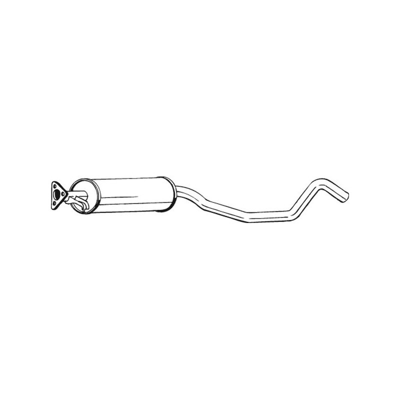 Stredný tlmič výfuku BOSAL 281-145