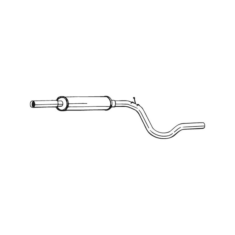 Stredný tlmič výfuku BOSAL 281-233