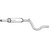 Stredný tlmič výfuku BOSAL 281-233