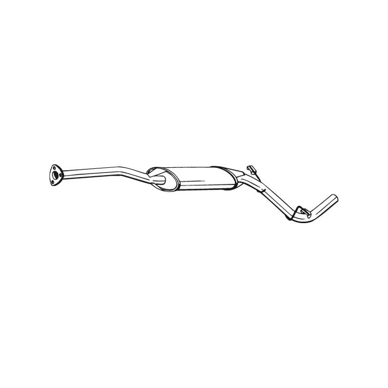 Stredný tlmič výfuku BOSAL 282-755