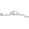Stredný tlmič výfuku BOSAL 283-189