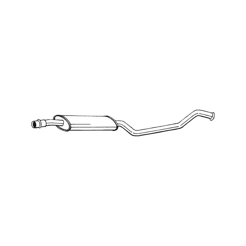 Stredný tlmič výfuku BOSAL 283-695