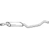 Stredný tlmič výfuku BOSAL 283-695