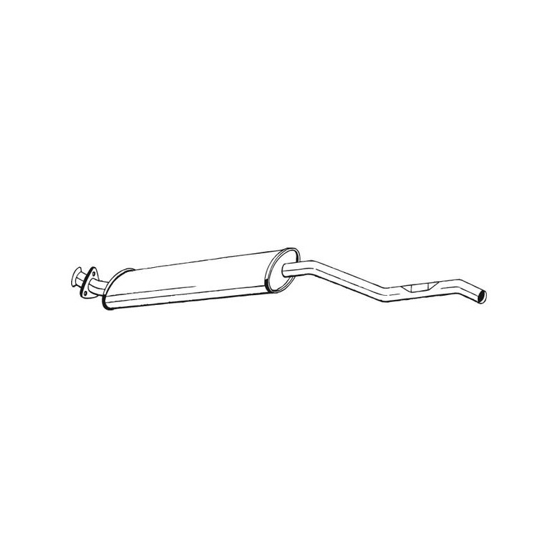 Stredný tlmič výfuku BOSAL 283-907