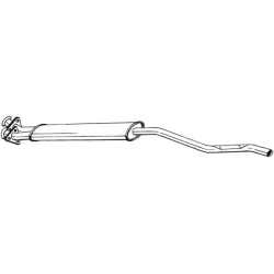 Stredný tlmič výfuku BOSAL 283-943