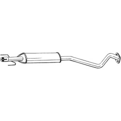 Stredný tlmič výfuku BOSAL 284-365