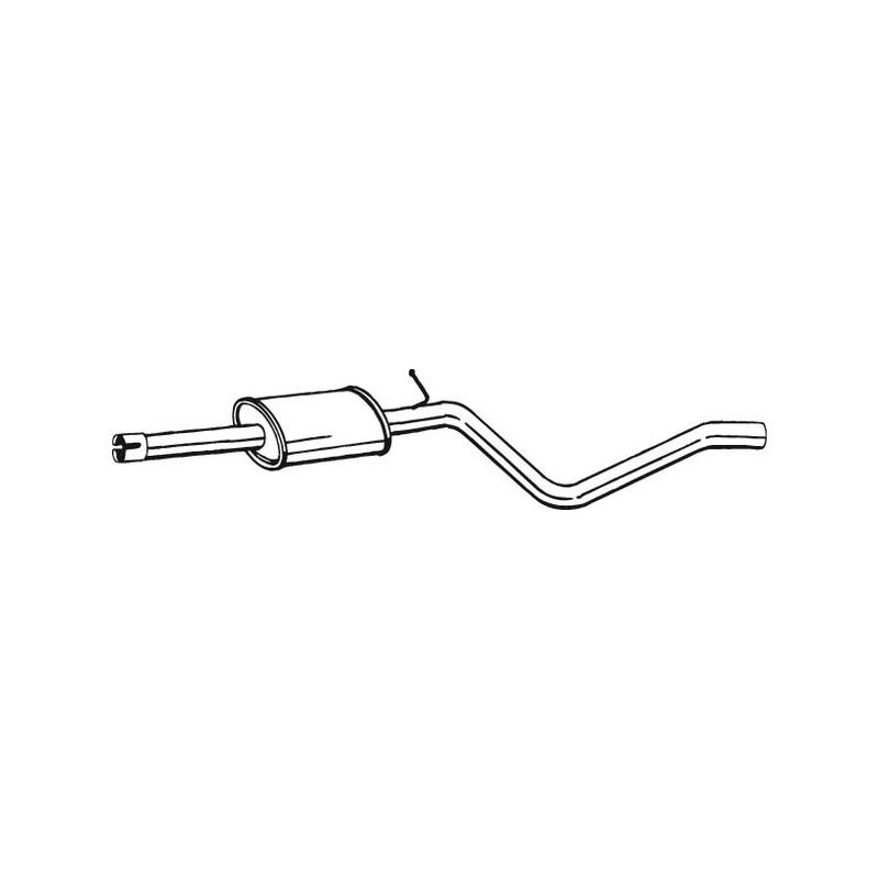 Stredný tlmič výfuku BOSAL 284-555