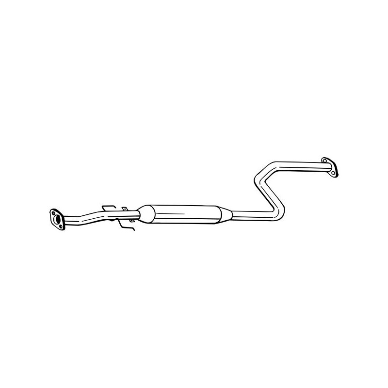 Stredný tlmič výfuku BOSAL 284-667