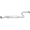 Stredný tlmič výfuku BOSAL 284-667