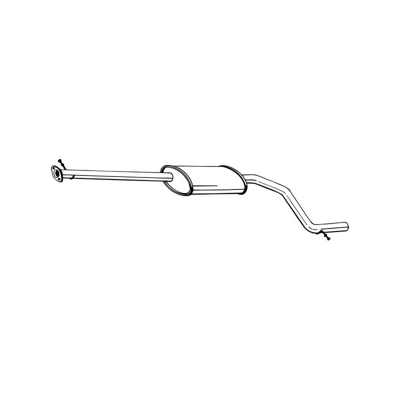 Stredný tlmič výfuku BOSAL 285-057
