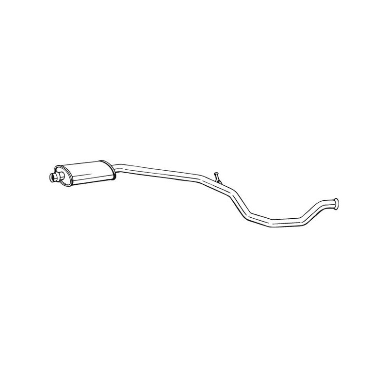 Stredný tlmič výfuku BOSAL 285-603