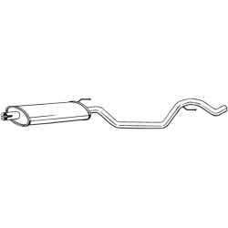 Stredný tlmič výfuku BOSAL 286-099