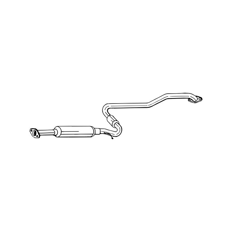 Stredný tlmič výfuku BOSAL 286-133