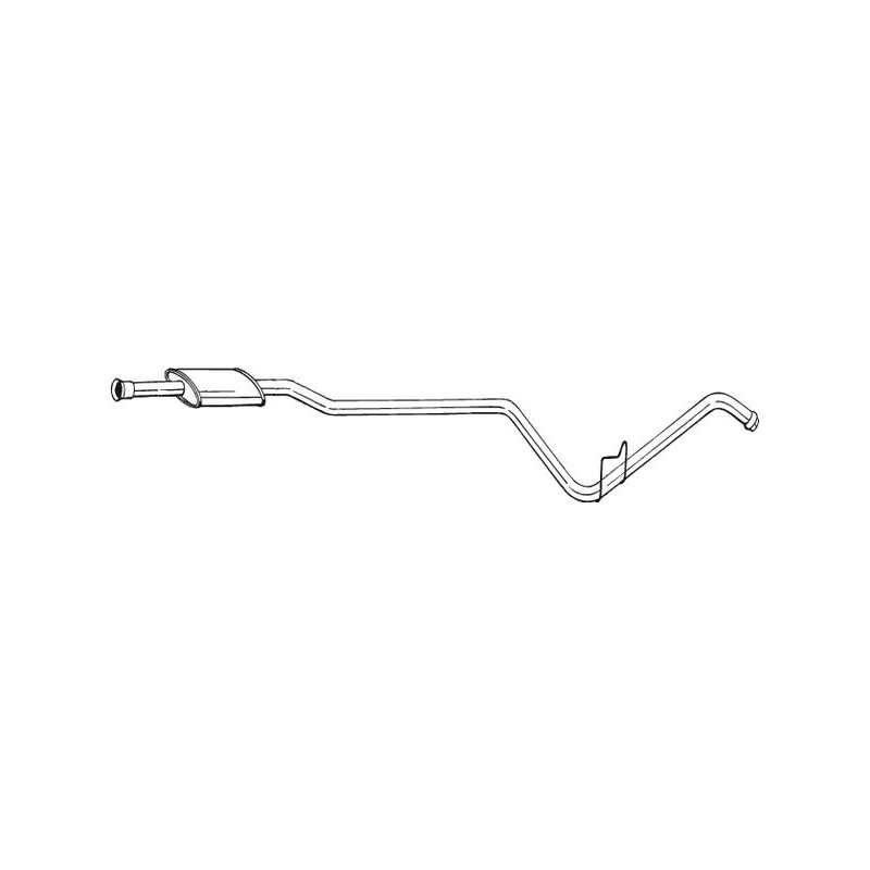 Stredný tlmič výfuku BOSAL 287-159