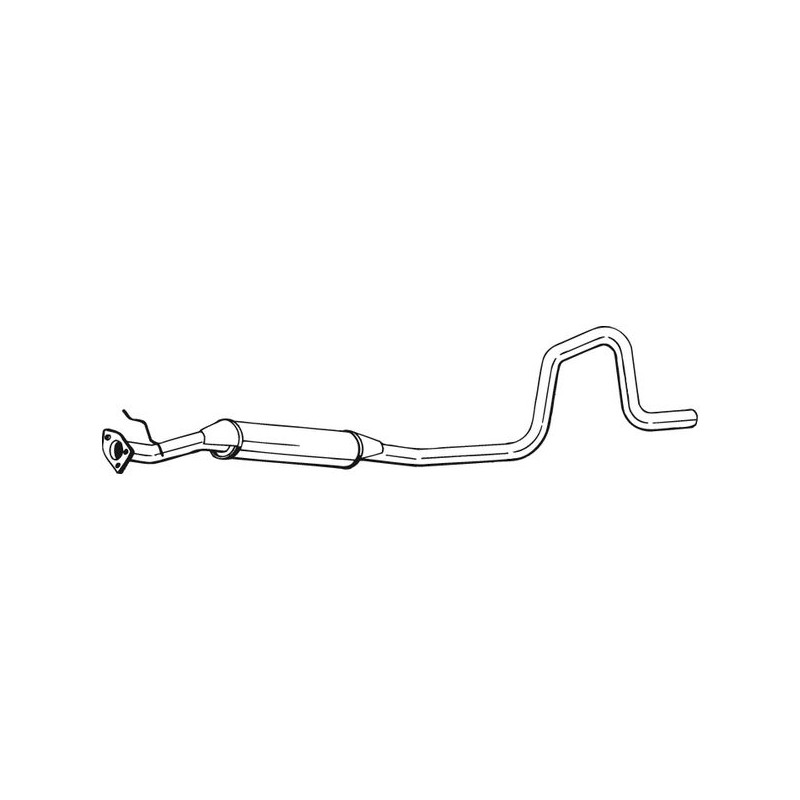 Stredný tlmič výfuku BOSAL 287-431