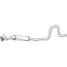 Stredný tlmič výfuku BOSAL 287-431