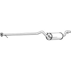 Stredný tlmič výfuku BOSAL 288-337