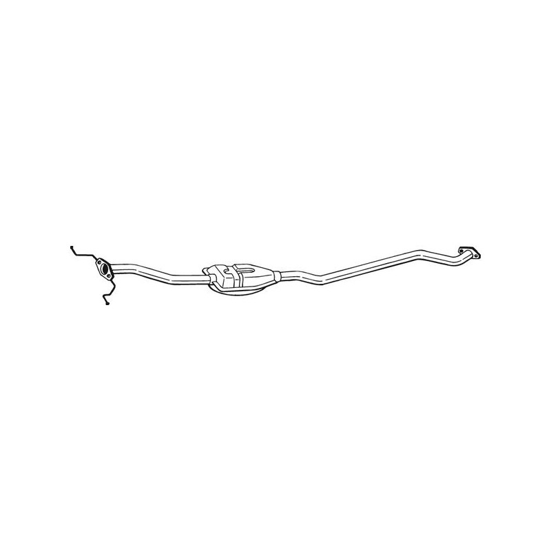 Stredný tlmič výfuku BOSAL 291-127