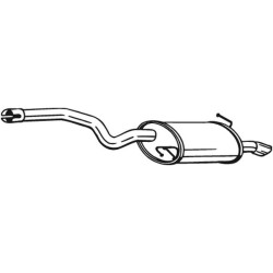 Koncový tlmič výfuku BOSAL 105-229