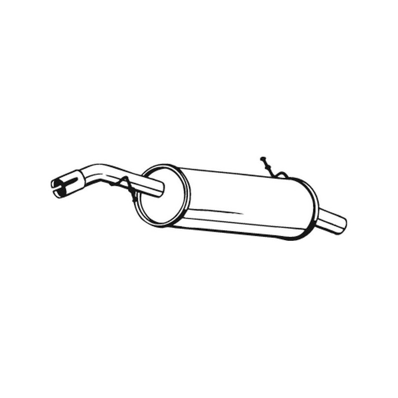 Koncový tlmič výfuku BOSAL 135-017