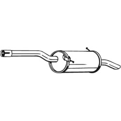 Koncový tlmič výfuku BOSAL 135-103