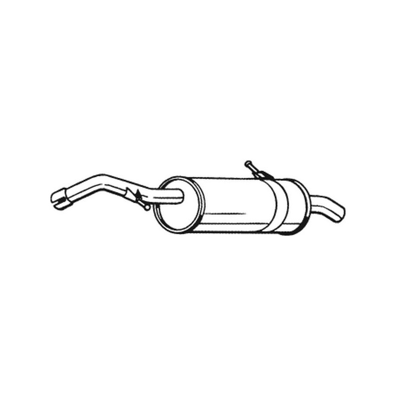 Koncový tlmič výfuku BOSAL 135-117
