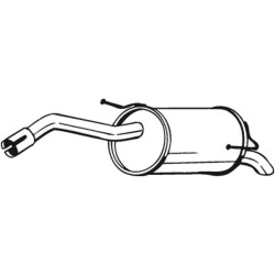 Koncový tlmič výfuku BOSAL 145-125