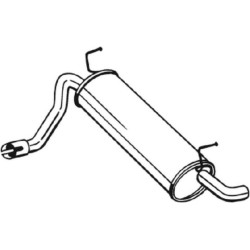 Koncový tlmič výfuku BOSAL 148-199