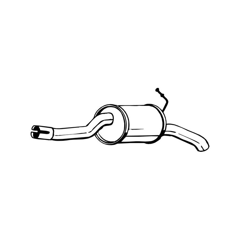 Koncový tlmič výfuku BOSAL 154-175