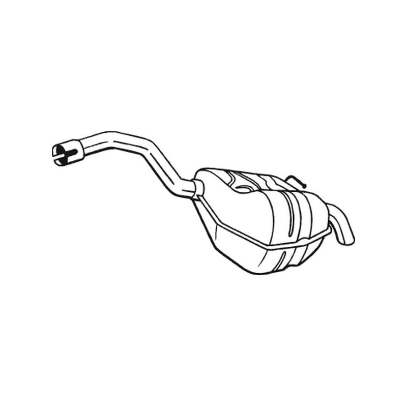 Koncový tlmič výfuku BOSAL 154-353