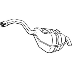 Koncový tlmič výfuku BOSAL 154-449