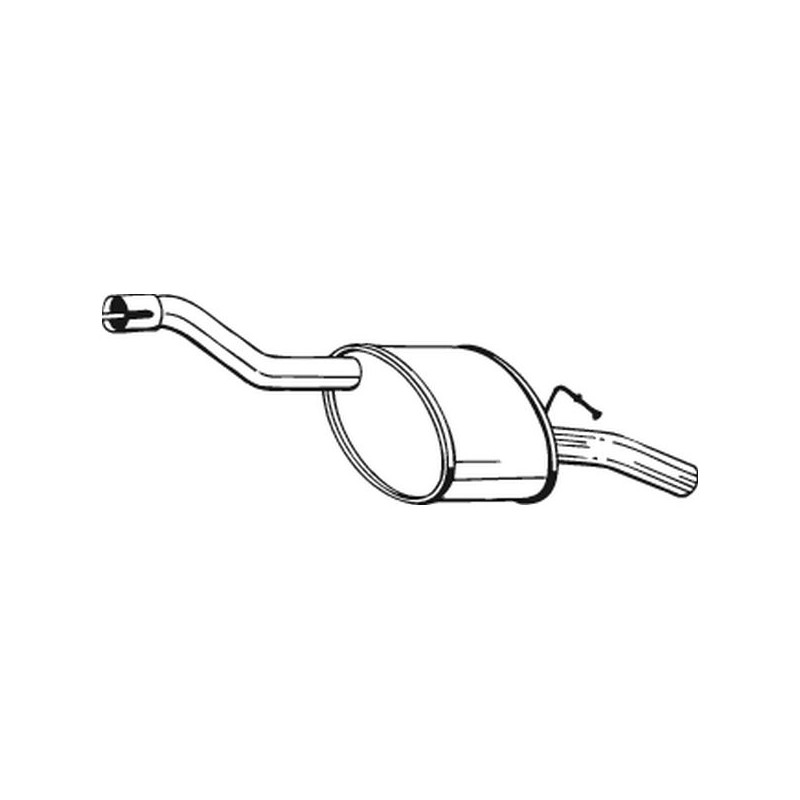 Koncový tlmič výfuku BOSAL 154-607