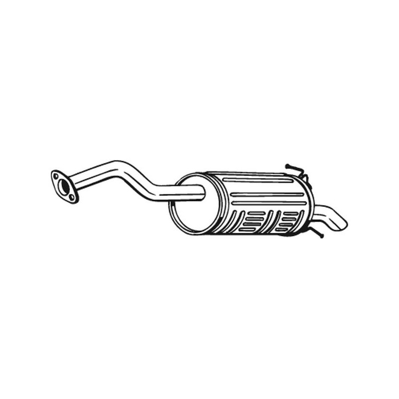 Koncový tlmič výfuku BOSAL 163-055