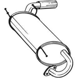 Koncový tlmič výfuku BOSAL 171-003
