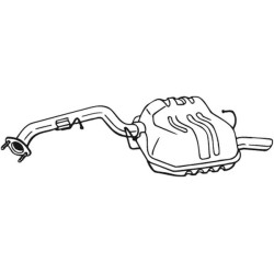 Koncový tlmič výfuku BOSAL 171-025