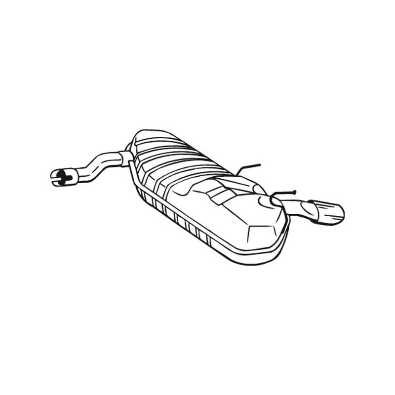 Koncový tlmič výfuku BOSAL 185-121